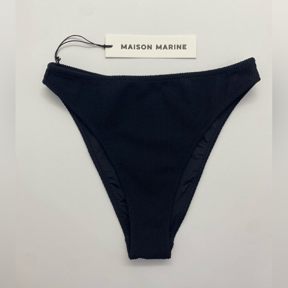 Maison Marine Black Bikini Bottom Size S